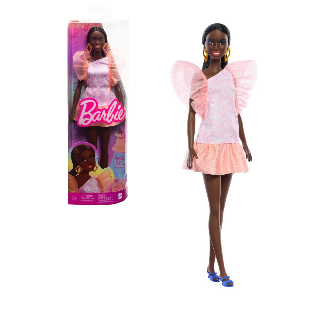 Barbie Fashionistas - Vestido Naranja